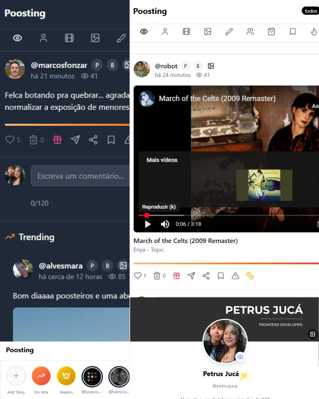 poosting website preview image